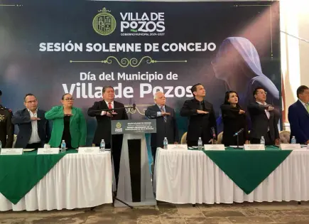 Conmemoran primer año de municipalización de Villa de Pozos
