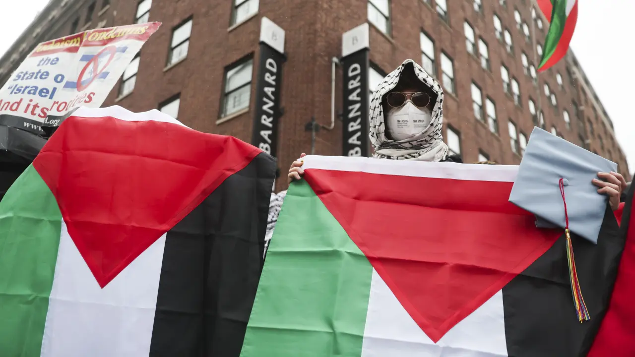 Medidas disciplinarias en Universidad de Columbia por protesta propalestina