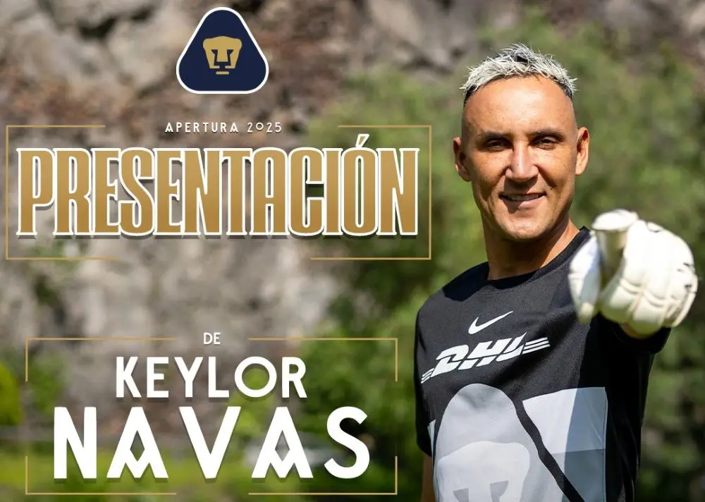 Oficial: Pumas presenta a Keylor Antonio Navas