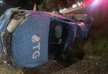 Fotos | Vuelca pipa de gas en carretera a Matehuala Fotos | Vuelca pipa de gas en carretera a Matehuala