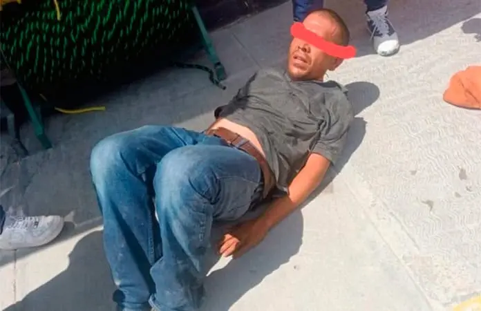 Colonos atrapan a presunto ladrón