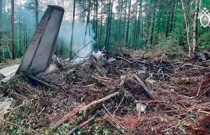 Fatal colisión de avión en Rusia