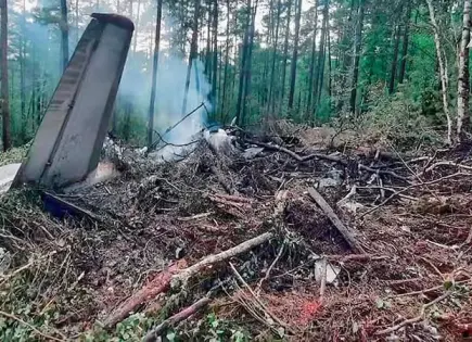 Fatal colisión de avión en Rusia