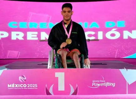 Ponce gana oro en Para Powerlifting