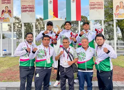 Boxeadores potosinos ganan tres medallas en la Olimpiada Nacional 2025