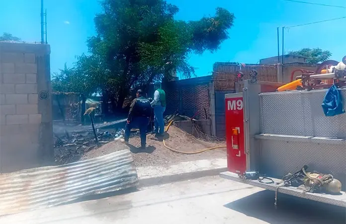 Incendio en una vivienda