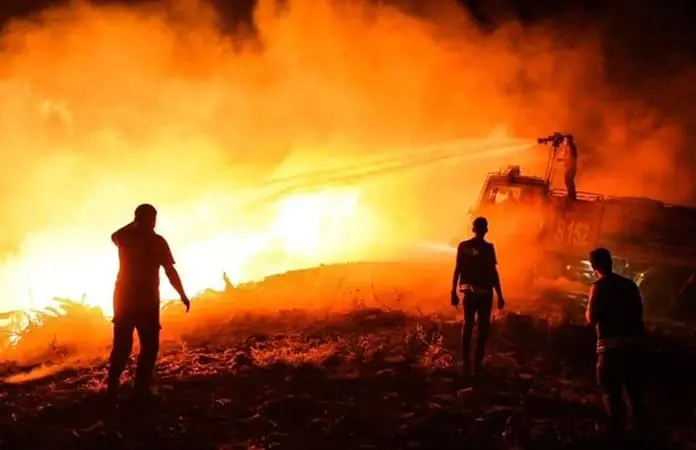 Turquía batalla contra incendios