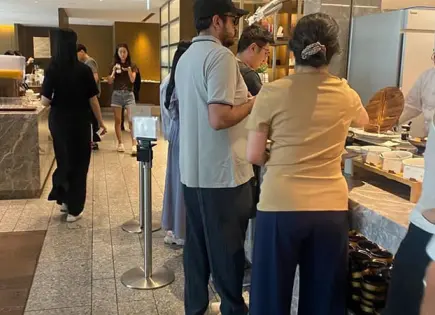 Ahora captan a Andy López Beltrán en Tokio