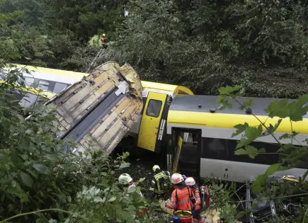 Descarrilamiento de tren en Alemania deja al menos tres heridos