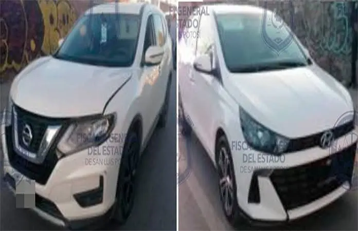 Incautan dos autos que traían la serie alterada