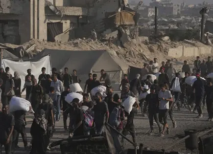 Llueve ayuda en Franja de Gaza