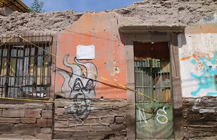 Fincas en riesgo tras lluvias