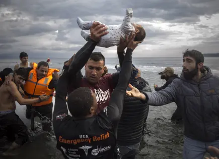 Crisis migratoria en Europa: refugiados de Lesbos enfrentan desafíos