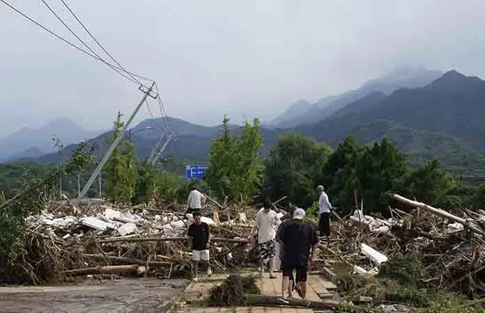 Inundaciones en China; 4 muertos