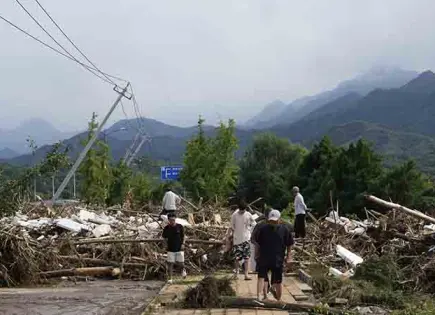 Inundaciones en China; 4 muertos