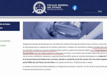 Ley señala a la FGE responsable de proteger datos personales