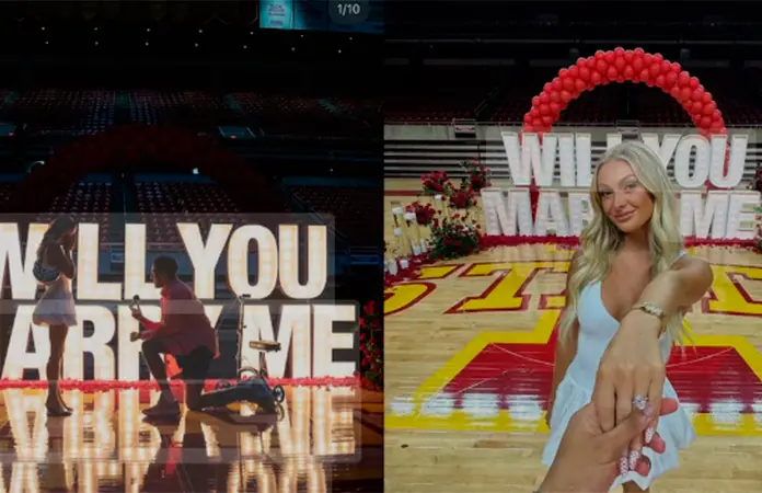 Tyrese Haliburton pide matrimonio a su novia en la duela de la NBA