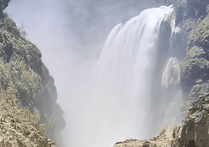 Cascada de Tamul, en la región Huasteca