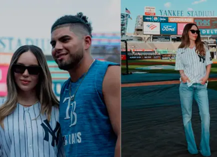 Belinda se roba todas las miradas en las Grandes Ligas desde el Yankee Stadium