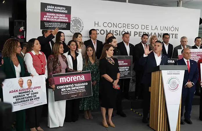 Denuncia el PRI a AMLO y compañía