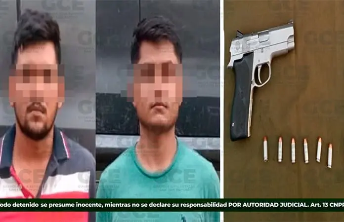 GCE detiene a dos jóvenes con un arma de fuego