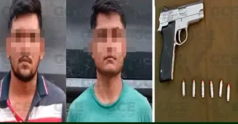 GCE detiene a dos jóvenes con un arma de fuego
