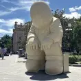 Mafalda y Timoteo llegan a SLP en un conjunto escultórico