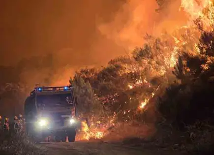 Arden incendios forestales en España y Portugal