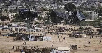 EU supervisa la distribución de comida en Gaza