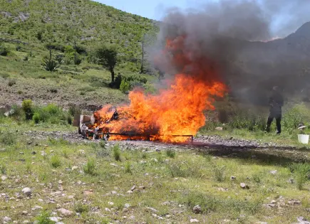 FGR y Sedena incineran más de 35 kg de narcóticos en San Luis Potosí