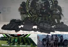 Caen hombres con arsenal y equipo táctico en Matehuala