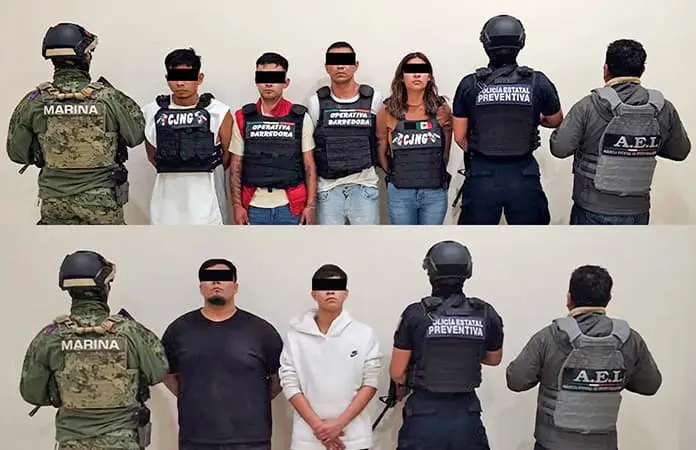 Caen seis miembros de “La Barredora”, en Puebla