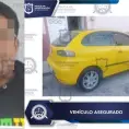 Conductor andaba en un automóvil robado
