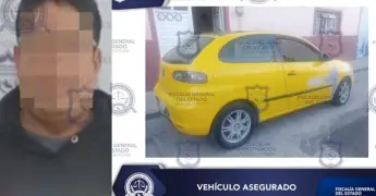 Conductor andaba en un automóvil robado