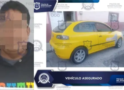 Conductor andaba en un automóvil robado