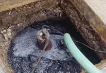 Empresa de gas natural da&ntilde;a tuber&iacute;a en Residencial Morales