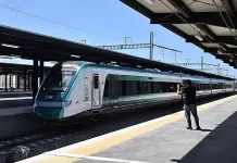 Descarrila vagón del Tren Maya en Izamal Descarrila vagón del Tren Maya en Izamal