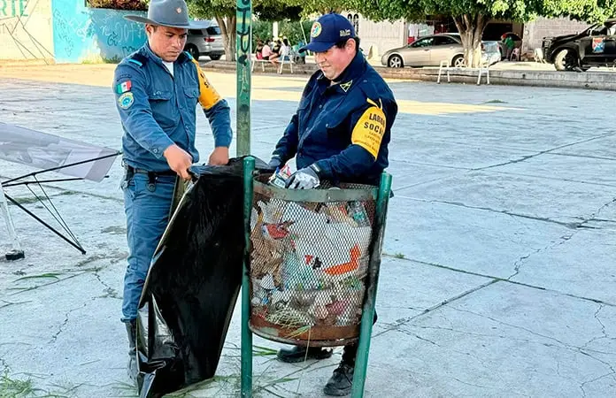 Campaña de limpieza de áreas urbanas