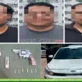 Capturan a tres hombres armados en operativos