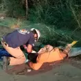 Derrapa motociclista y fallece