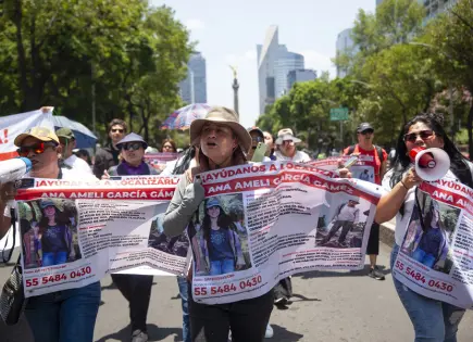 Marcha en CDMX por Ana Amelí García Gámez desaparecida en Ajusco