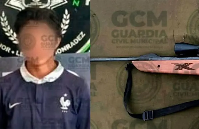 Tenía arma hechiza y cartuchos útiles.