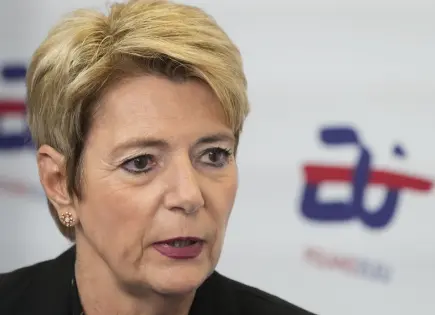 Presidenta de Suiza viaja a Washington por aranceles de EEUU
