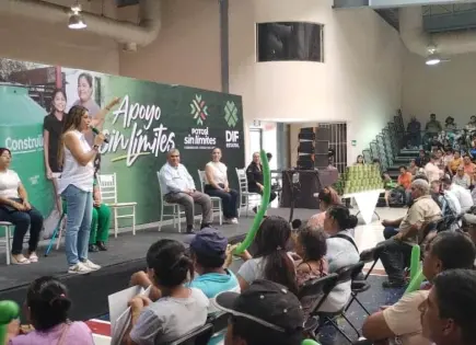 Ausencia de David Medina marca evento de Ruth González en Ciudad Valles