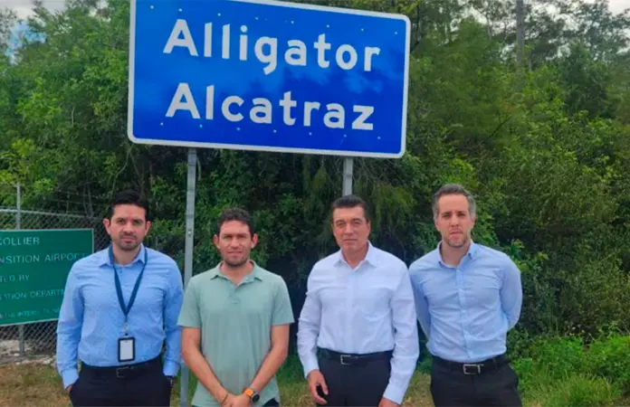 Cónsul Rutilio Escandón Cadenas supervisa a mexicanos detenidos en Alligator Alcatraz