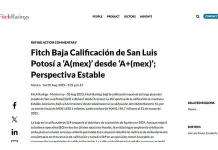 Degradan calificadoras finanzas de San Luis