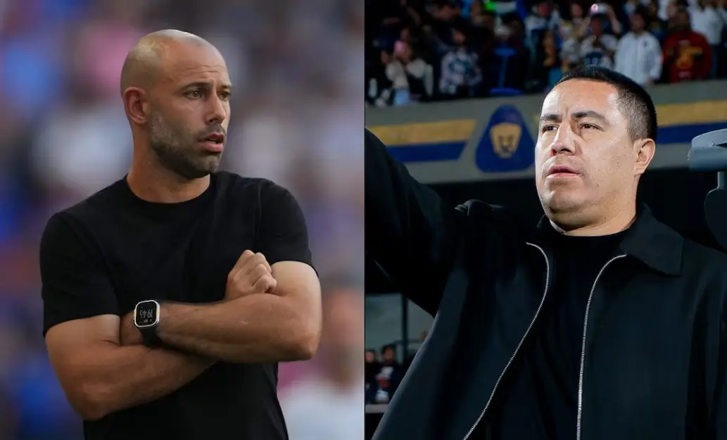 Juárez y Mascherano vuelven a verse en duelo Pumas vs Inter Miami