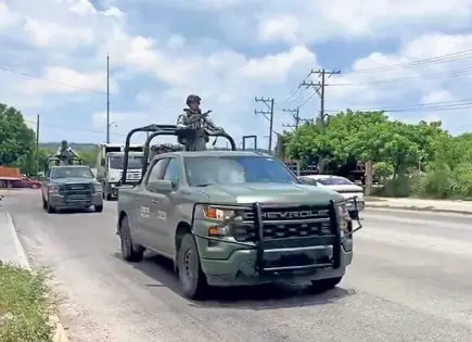 Llegan militares a norte veracruzano