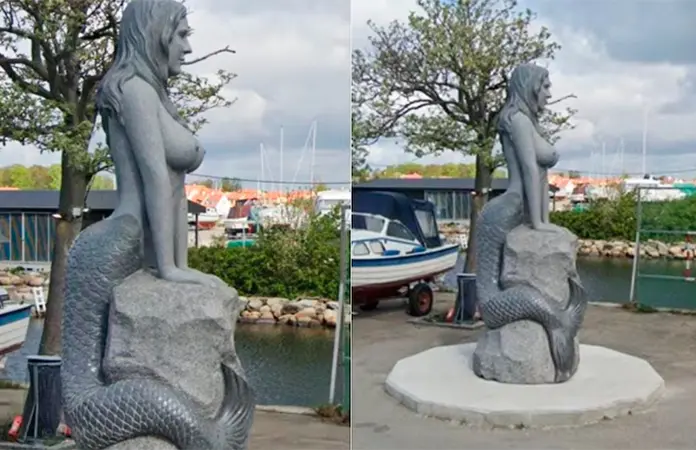 Polémica en Dinamarca por escultura de La Gran Sirena