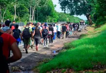INM inicia censo de migrantes en caravana INM inicia censo de migrantes en caravana